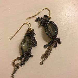 Sorrelli Lisa Oswald Glass Bead Earrings w/ Chain